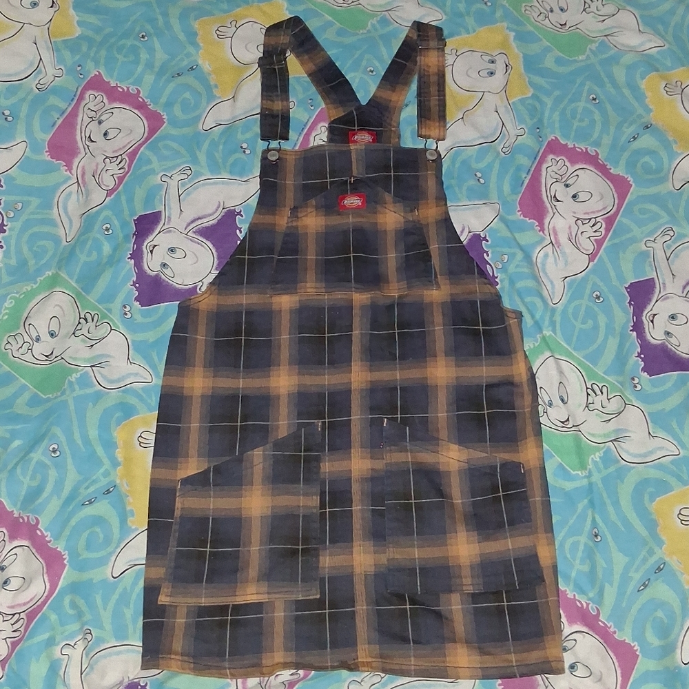 Dickies Duck Plaid Overall Dress - Picture 3 of 5